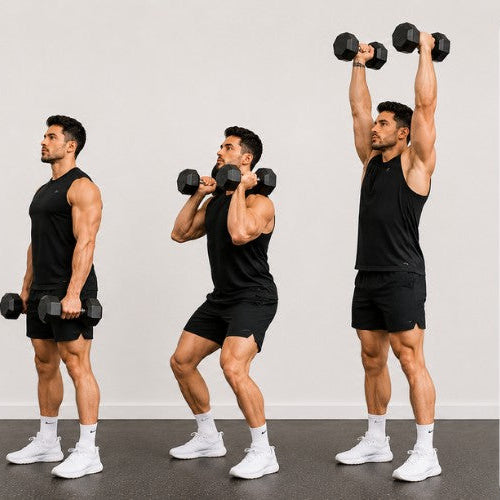 Dumbbell Clean and Press: Explosive Strength & Full-Body Training