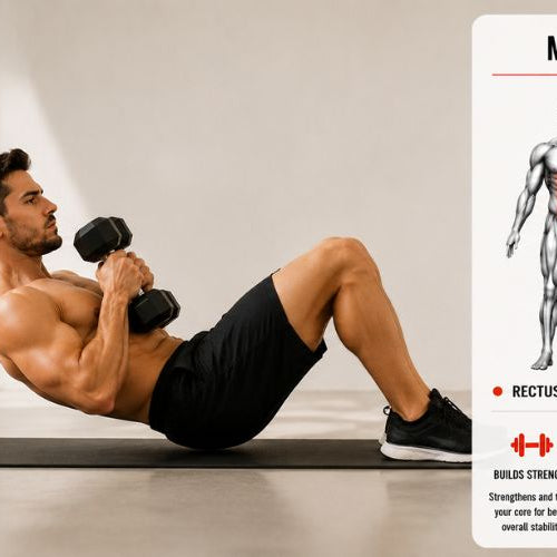 Dumbbell Crunch: Sculpt Stronger Abs with Weights