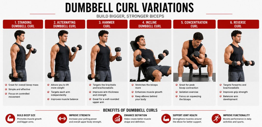 Dumbbell Curl Variations: Build Bigger, Stronger Arms