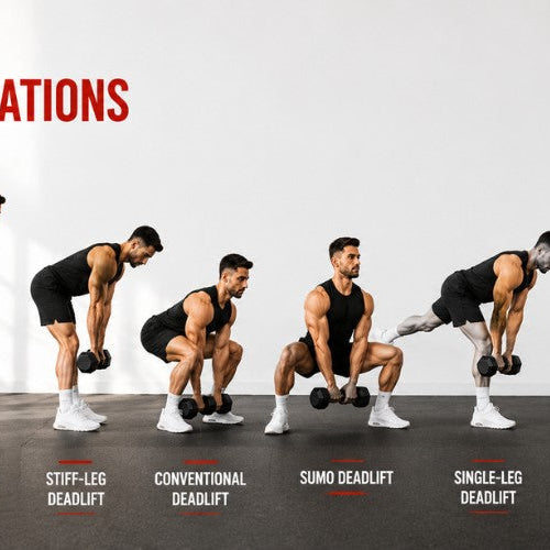 Dumbbell Deadlift Variations: Build Strength, Power & Muscle with Dumbbells