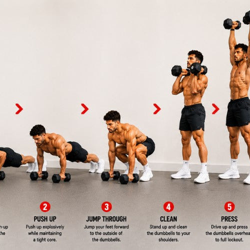 Dumbbell Devil Press: The Ultimate Full-Body Conditioning Move