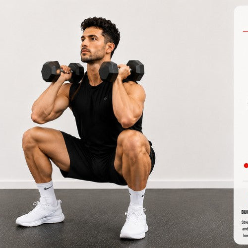 Dumbbell Front Squat: Strengthen Quads, Core & Posture