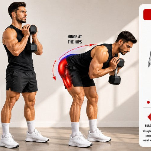 Dumbbell Good Morning: Strengthen Your Hamstrings, Glutes & Lower Back with Perfect Form