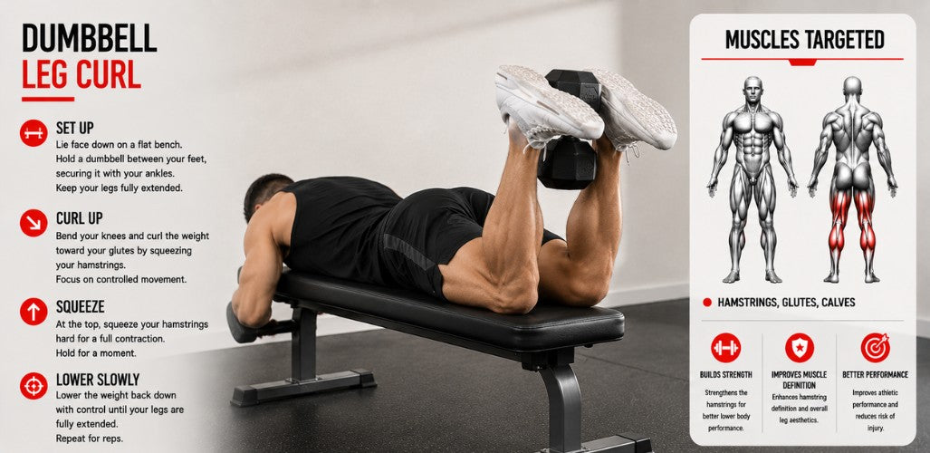 Dumbbell Leg Curl: Build Stronger Hamstrings Without Machines