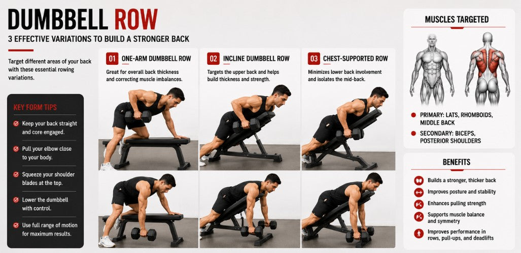 Dumbbell Row Variations: Strengthen Your Back & Improve Posture