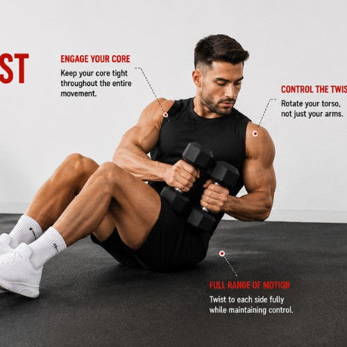 Dumbbell Russian Twists_ Build Core Strength, Stability & Oblique Power