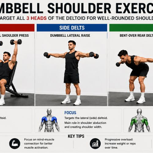 Dumbbell Shoulder Exercises: Best Moves for Strength & Size