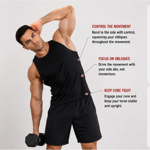 Dumbbell Side Bends: Oblique Strength & Core Stability