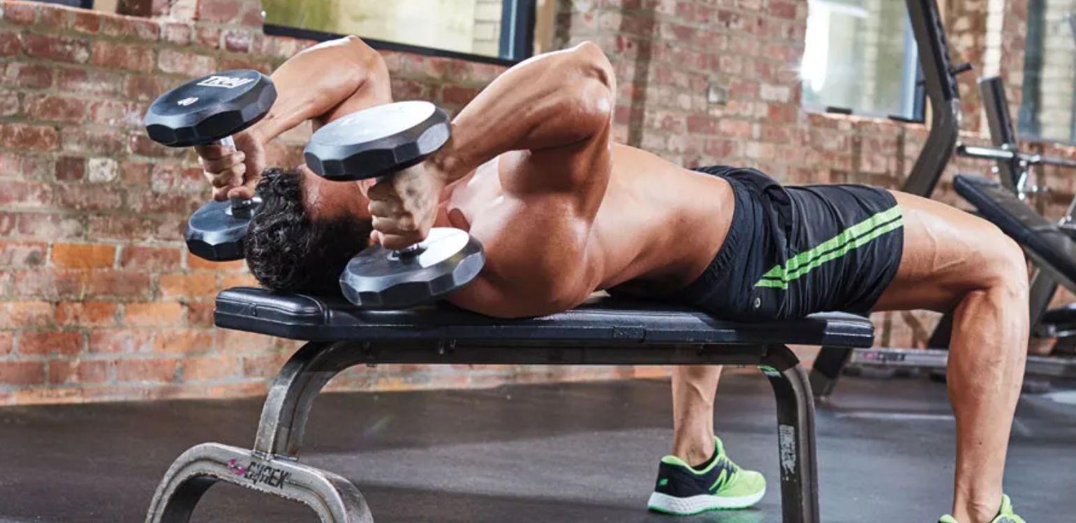 Dumbbell Skull Crusher: Build Bigger, Stronger Triceps — Dumbbells Direct, image size:1541x750