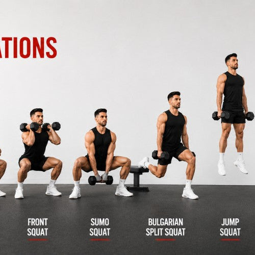Dumbbell Squat Variations: Build Stronger Legs Anywhere