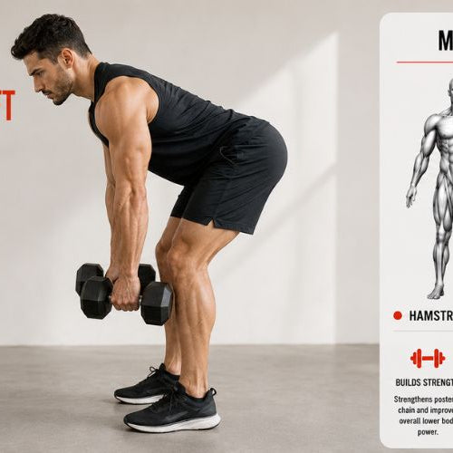 Dumbbell Stiff Leg Deadlift: Strengthen Your Hamstrings and Posterior Chain