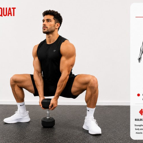 Dumbbell Sumo Squat: Build Inner Thigh & Glute Strength