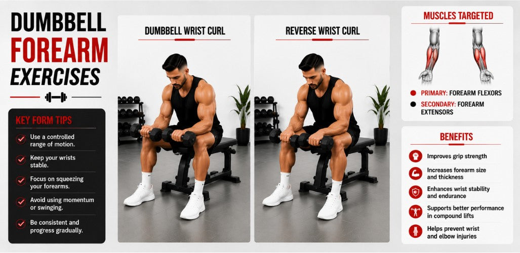Forearm Workouts with Dumbbells: Build Strength & Grip Power