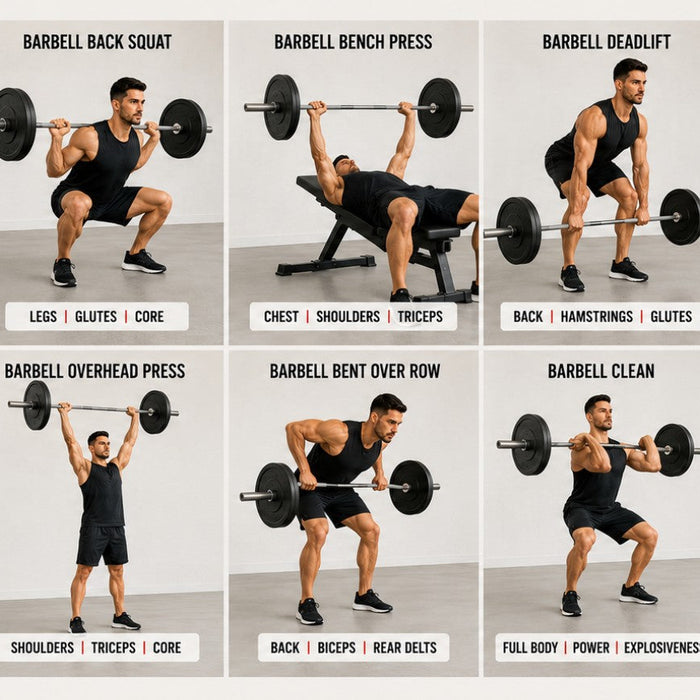 Full Body Barbell Workout: Build Strength from Head to Toe Using Just One Bar