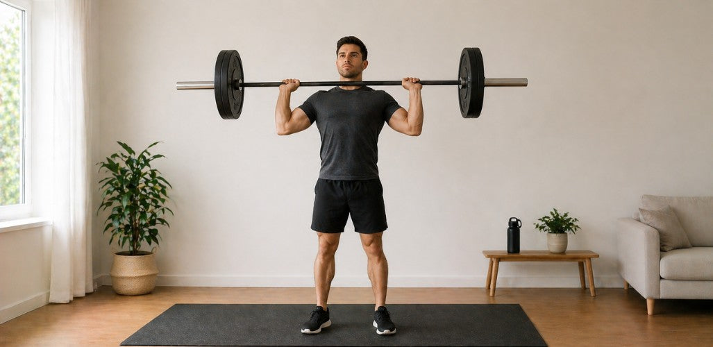 Home Barbell Workout: Build Strength, Burn Fat & Train Like a Pro Without Leaving Home