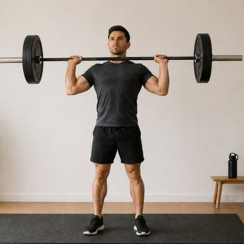 Home Barbell Workout: Build Strength, Burn Fat & Train Like a Pro Without Leaving Home