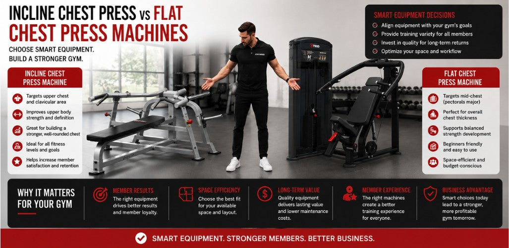 Incline Chest Press vs Flat Chest Press Machine: Which One Does Your Gym Need?