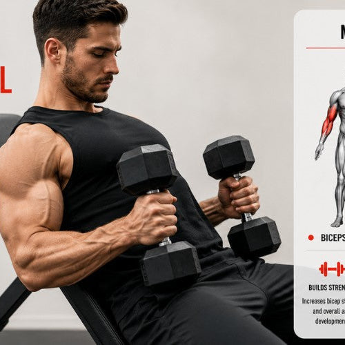 Incline Hammer Curls: Stretch, Strengthen & Build Thicker Arms