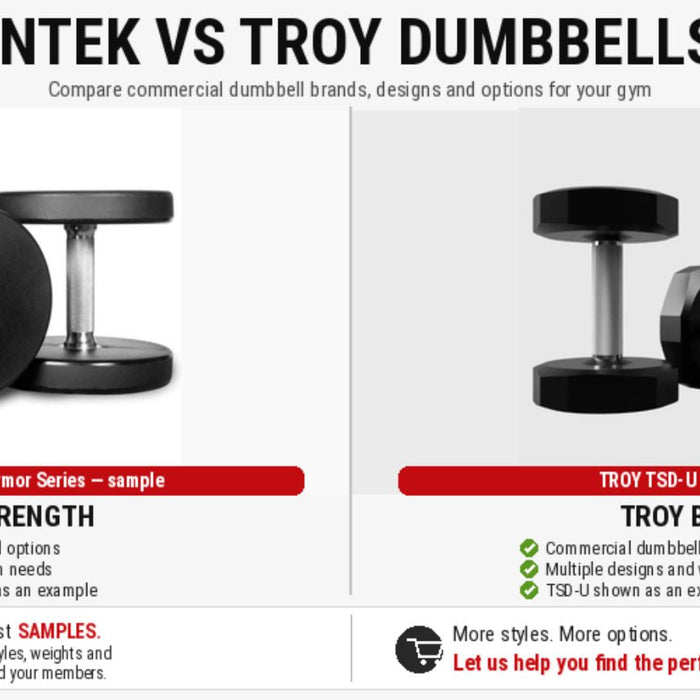 Intek vs TROY Dumbbells: Which Commercial Line Should You Consider?