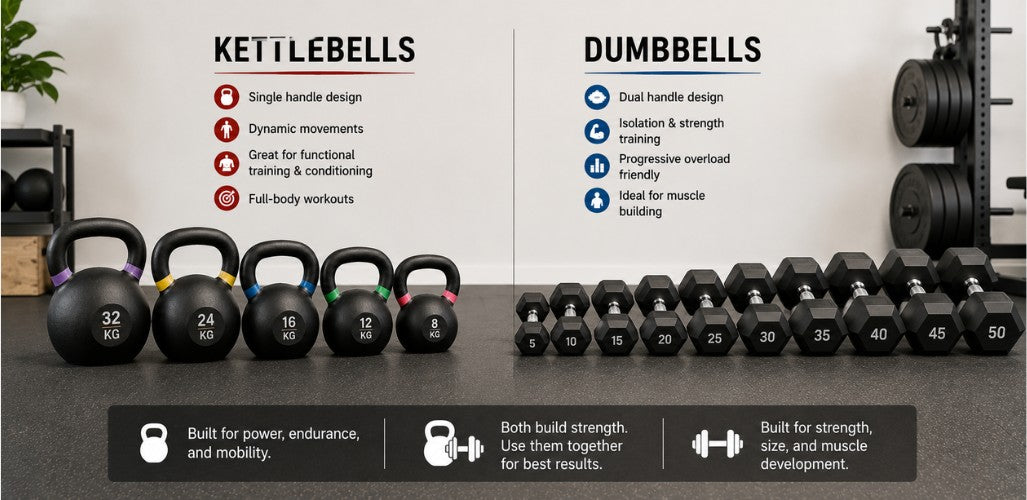 Kettlebells vs Dumbbells: Which One Should You Choose?