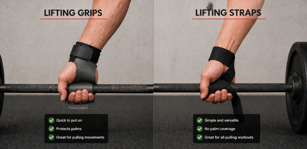 Lifting Grips vs Straps: Which Is Better for Barbell Training?