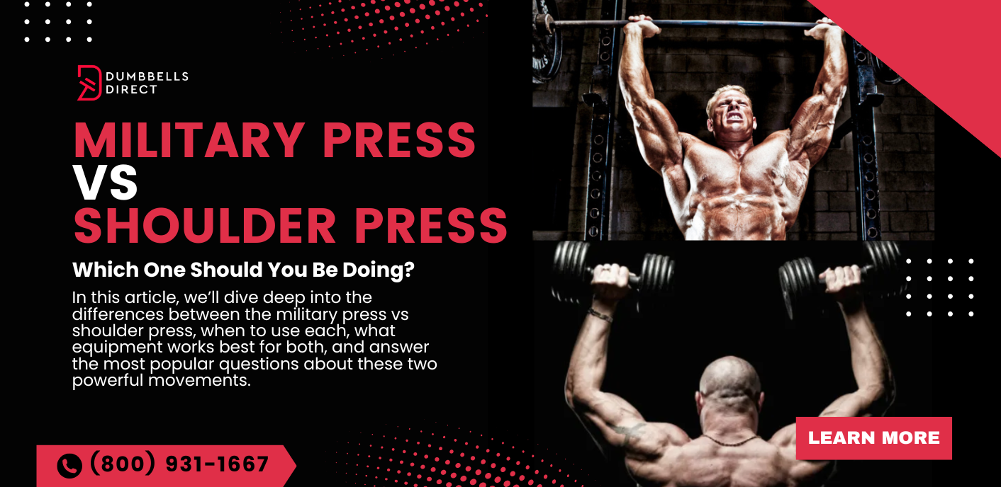 Military Press vs Shoulder Press: Which One Should You Be Doing?