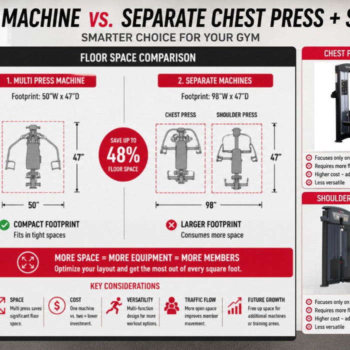 Multi Press Machine vs Separate Chest and Shoulder Press Machines: Which Should Your Gym Buy?