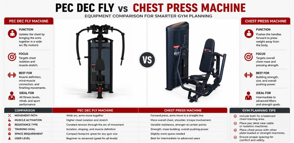 Pec Deck vs Chest Press Machine: Which Chest Machine Should Your Gym Add First?
