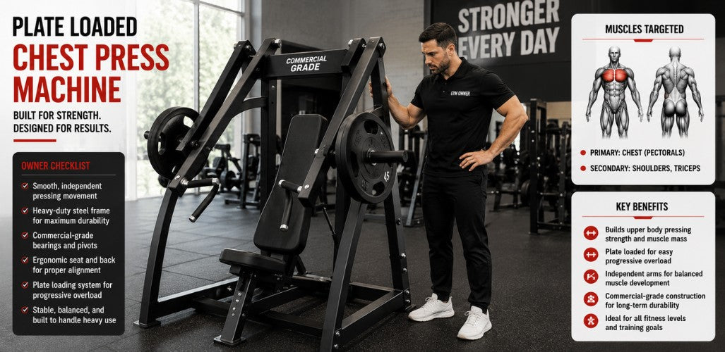 Plate Loaded Chest Press Machines: Are They Right for Your Gym?