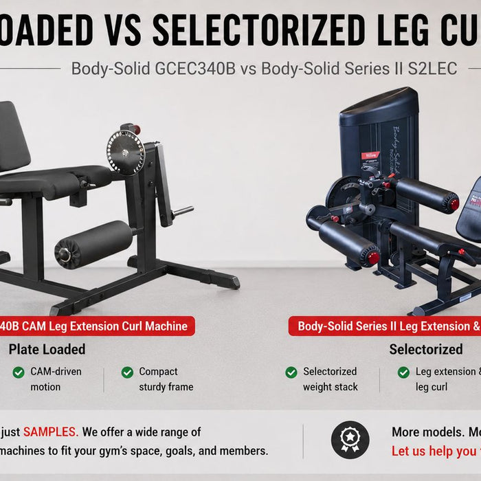Plate Loaded Leg Curl vs Selectorized Leg Curl Machine