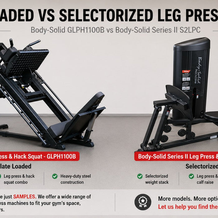 Plate Loaded Leg Press vs Selectorized Leg Press Machine