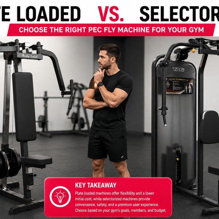 Plate Loaded Pec Fly vs Selectorized Pec Fly Machine: Which Should Your Gym Buy?