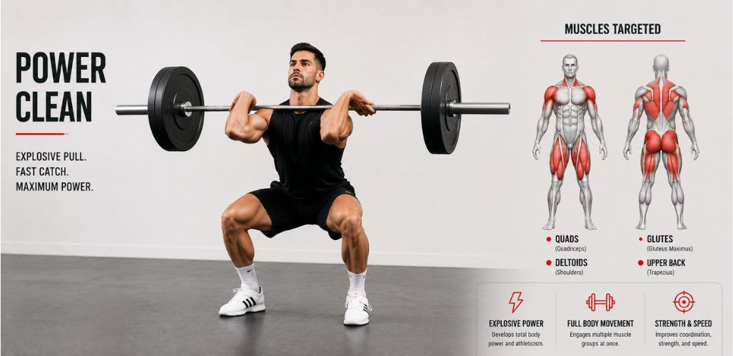 Power Clean: Unlock Explosive Strength, Speed & Full-Body Power