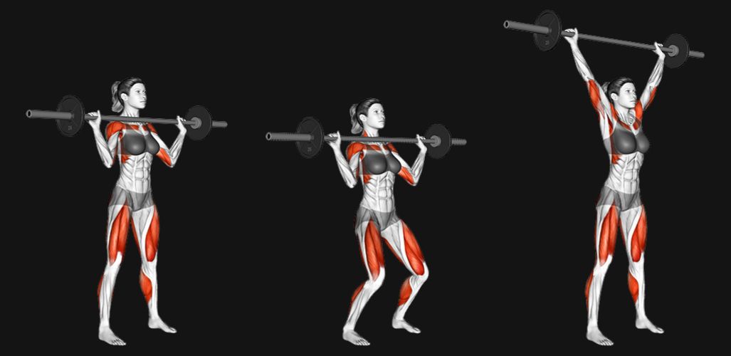 Push Jerk: Powerful Overhead Strength, Speed & Athletic Coordination