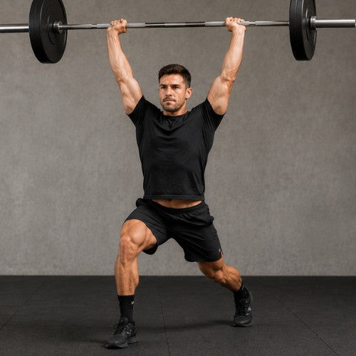 Push Jerk: Powerful Overhead Strength, Speed & Athletic Coordination
