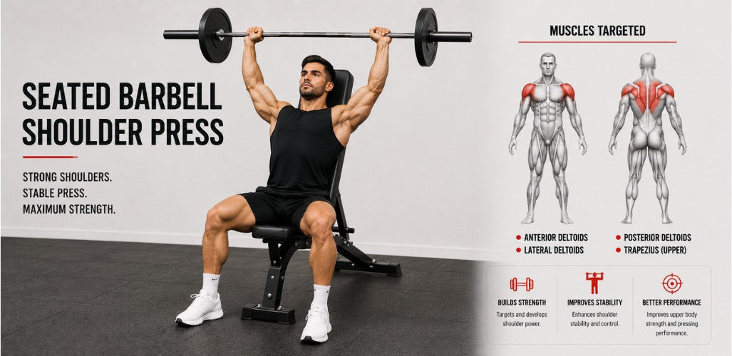 Seated Barbell Shoulder Press: Build Serious Delts with Stability & Power