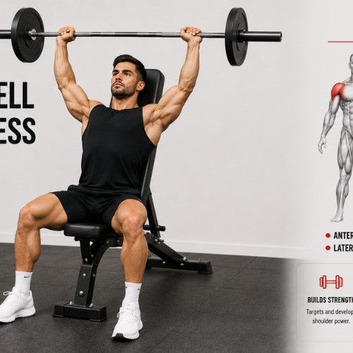 Seated Barbell Shoulder Press: Build Serious Delts with Stability & Power