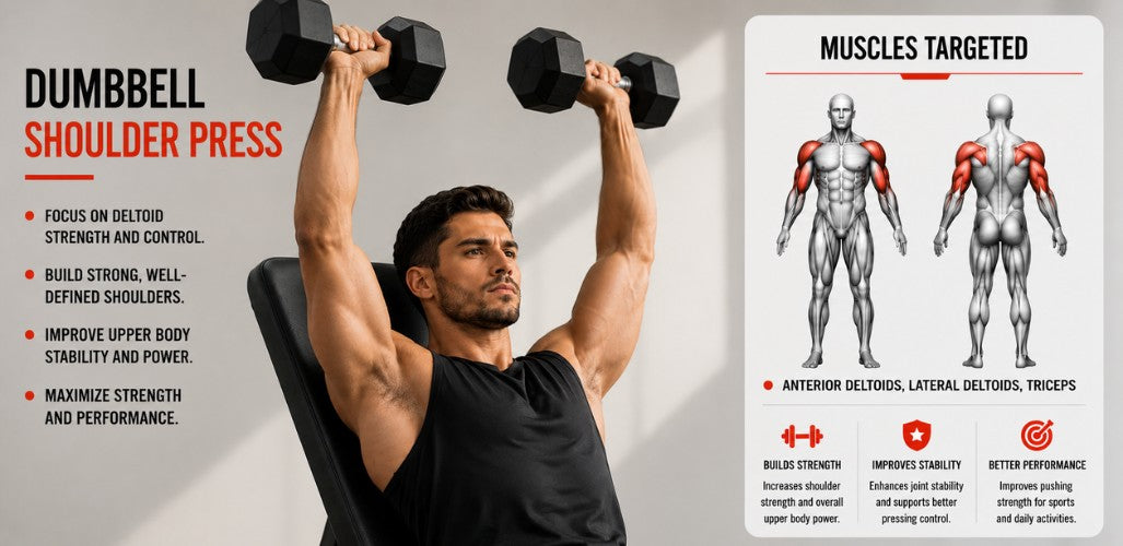 Seated Dumbbell Shoulder Press: Build Powerful Shoulders with Dumbbells