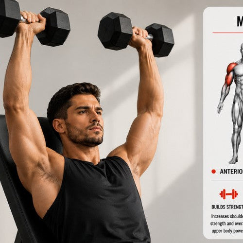 Seated Dumbbell Shoulder Press: Build Powerful Shoulders with Dumbbells