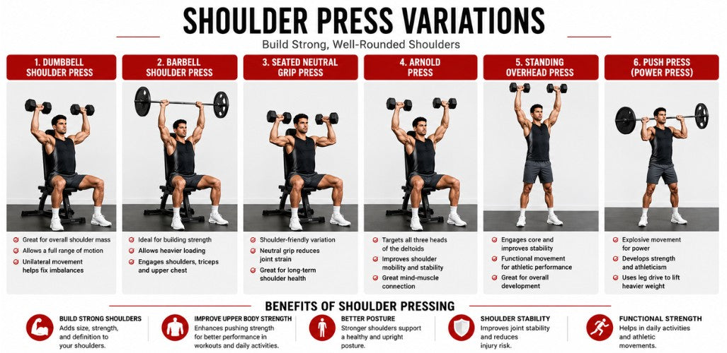 Shoulder Press Variations: Build Bigger, Stronger Shoulders