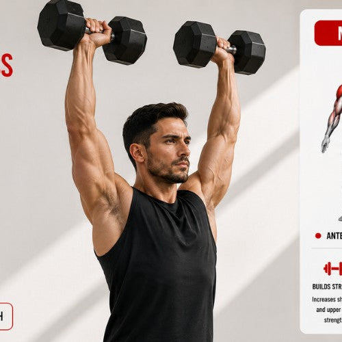 Standing Dumbbell Shoulder Press: Build Strength, Size & Stability Overhead