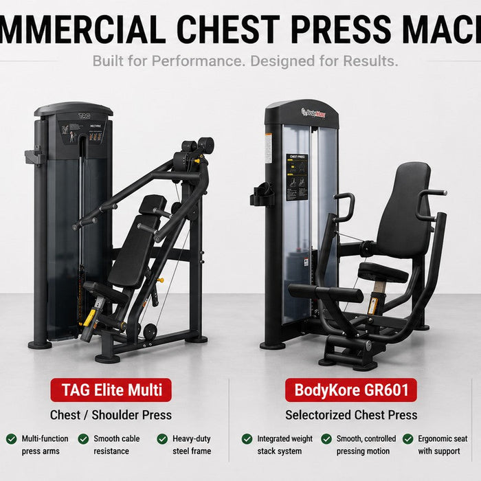 TKO vs TAG vs BodyKore vs Body-Solid Chest Machines: Which Brand Fits Your Gym?