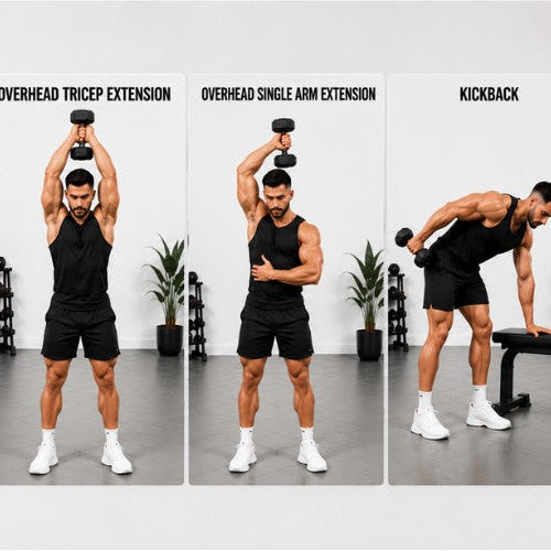 Tricep Dumbbell Workouts: Best Exercises for Bigger, Stronger Arms