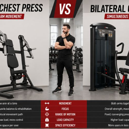 Unilateral Chest Press vs Bilateral Chest Press Machine: What's the Difference?