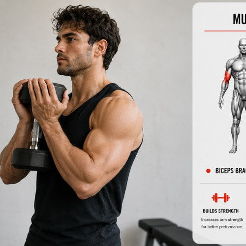 Waiter Curls: Build Bigger Biceps & Master Peak Isolation with Dumbbells