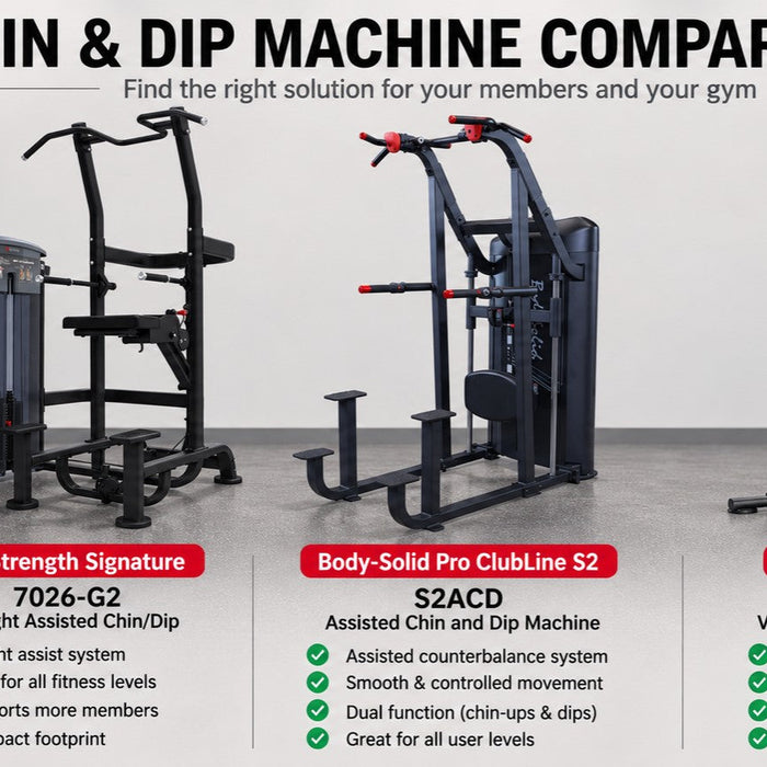 Weight Assisted Chin/Dip Machine vs Dip Station: Which Should Your Gym Buy?