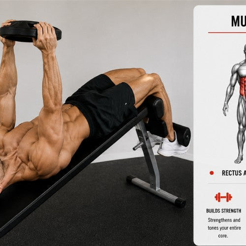 Weighted Decline Sit-Ups: Strengthen Your Core with Dumbbell Resistance