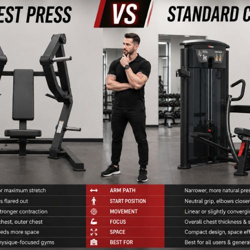 Wide Chest Press Machine vs Standard Chest Press Machine: Which Should Your Gym Choose?