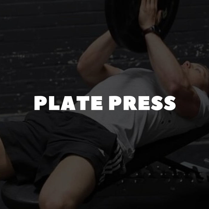 plate press exercise - dumbbells direct guide