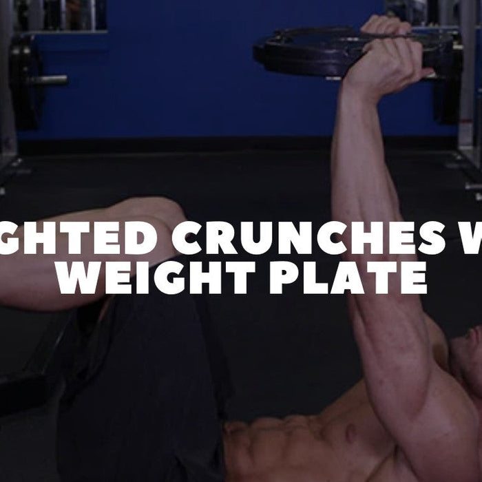 weighted crunches with weight plate - Dumbbells Direct Guide